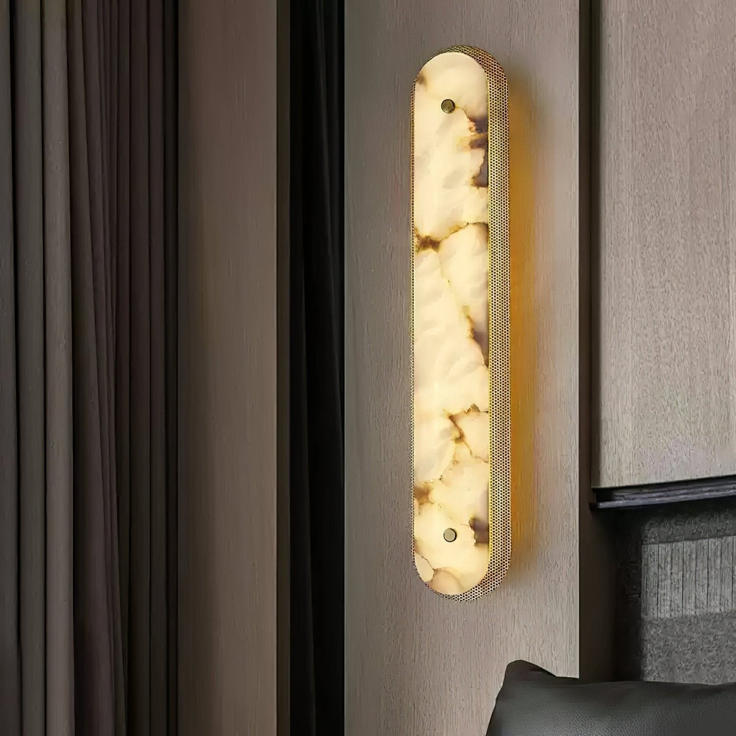 Aurelia Alabaster Wall Sconce