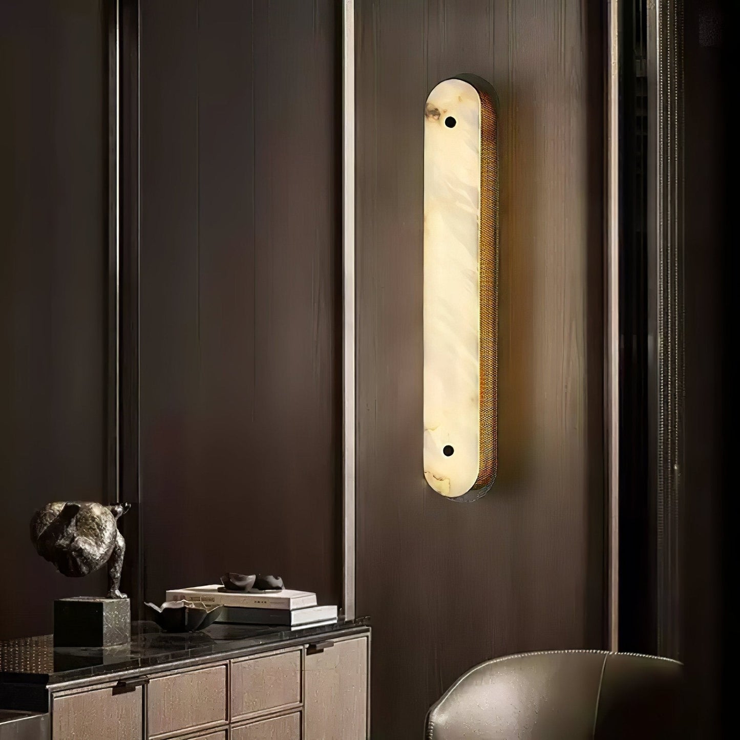 Aurelia Alabaster Wall Sconce