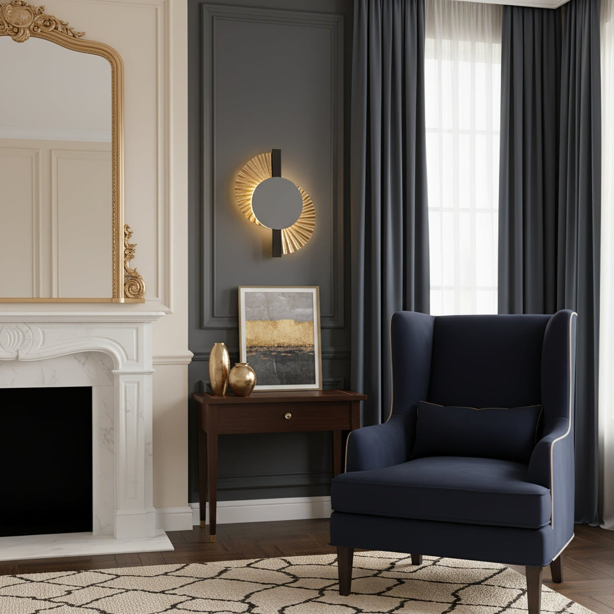 Aureum Fan Accent Wall Light