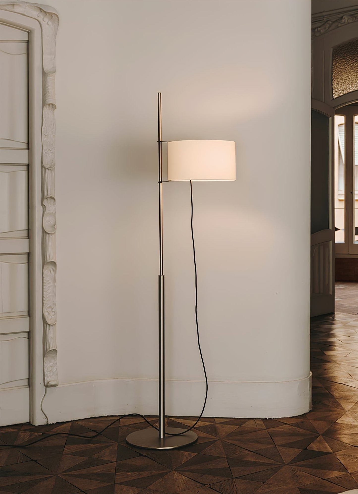 Aurex Arc Fabric Floor Lamp