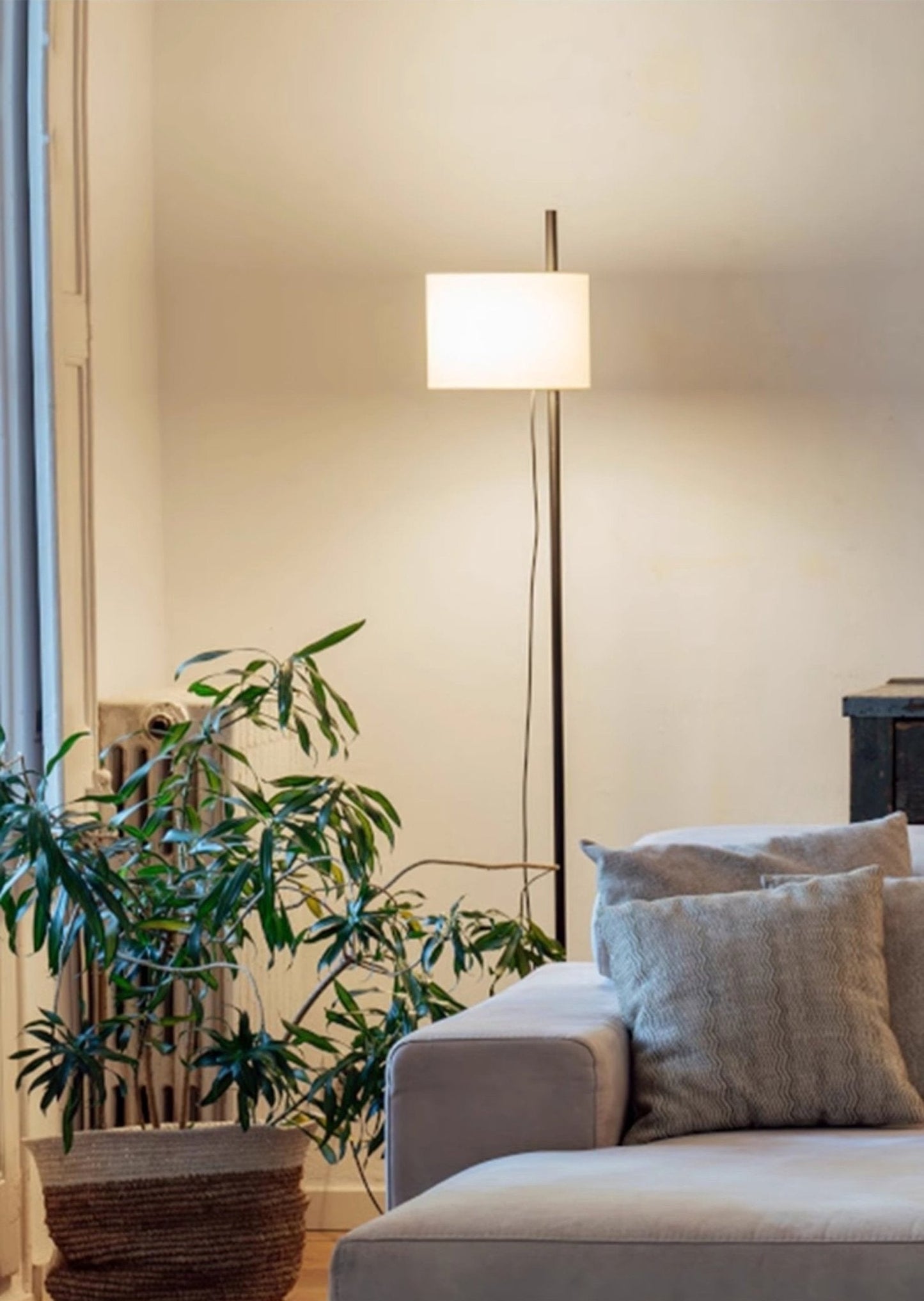 Aurex Arc Fabric Floor Lamp