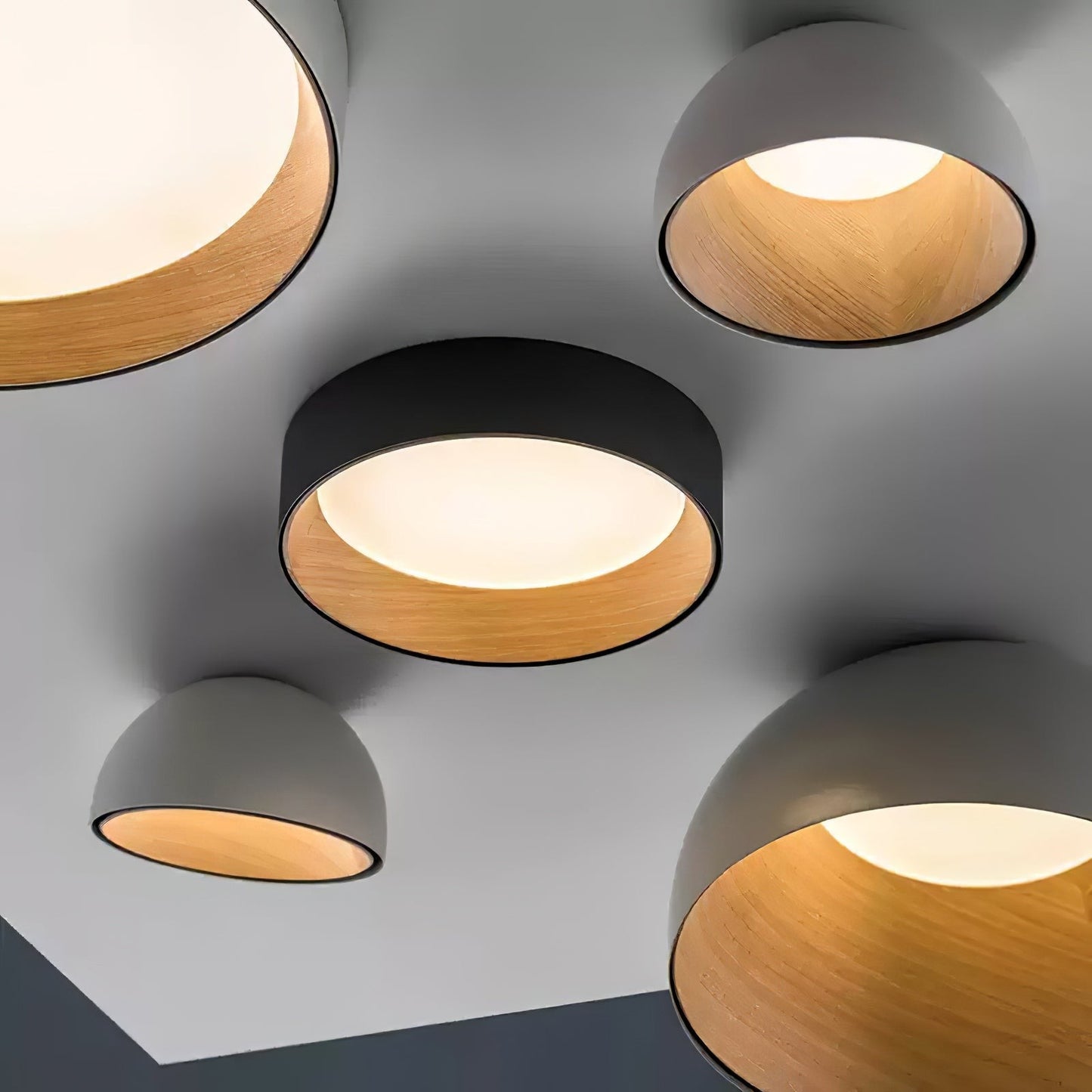 Aurion Duo Flush Ceiling Light