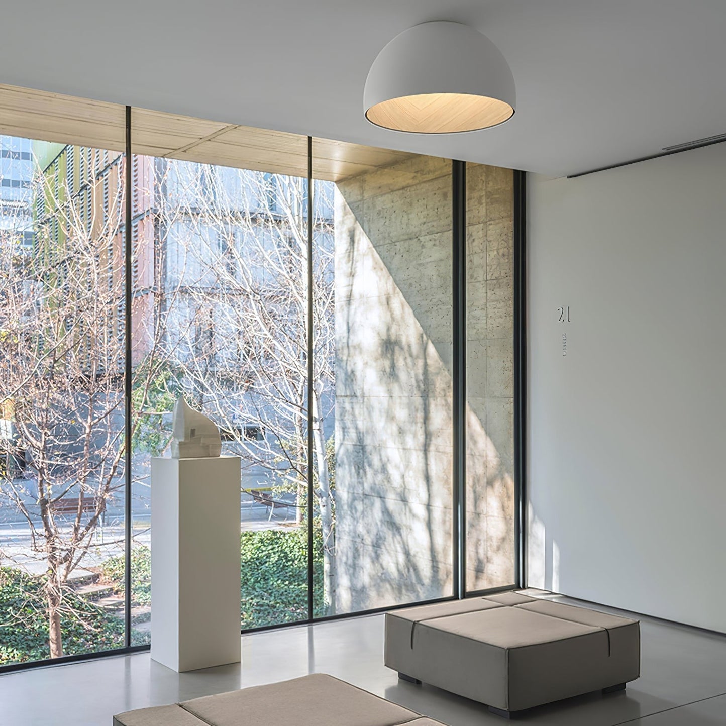 Aurion Duo Flush Ceiling Light