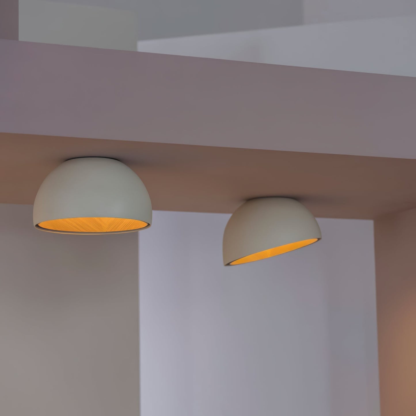 Aurion Duo Flush Ceiling Light