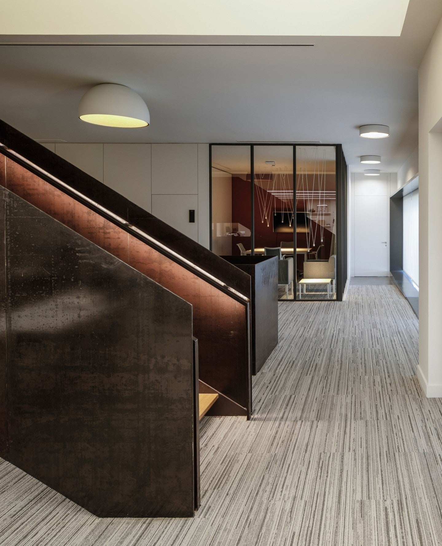 Aurion Duo Flush Ceiling Light