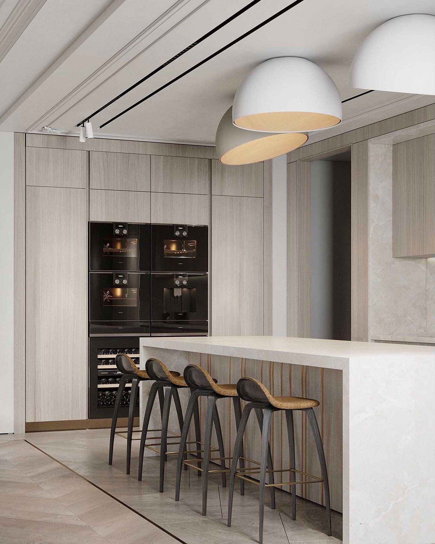 Aurion Duo Flush Ceiling Light