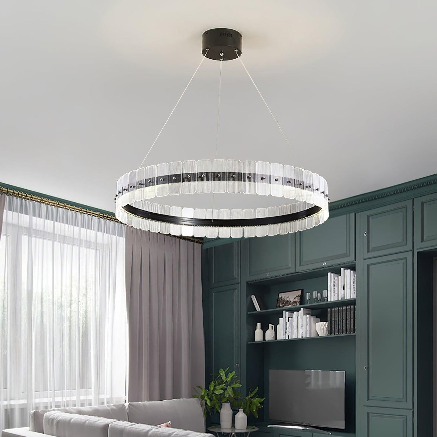 Aurora Prism LED Ceiling Chandelier