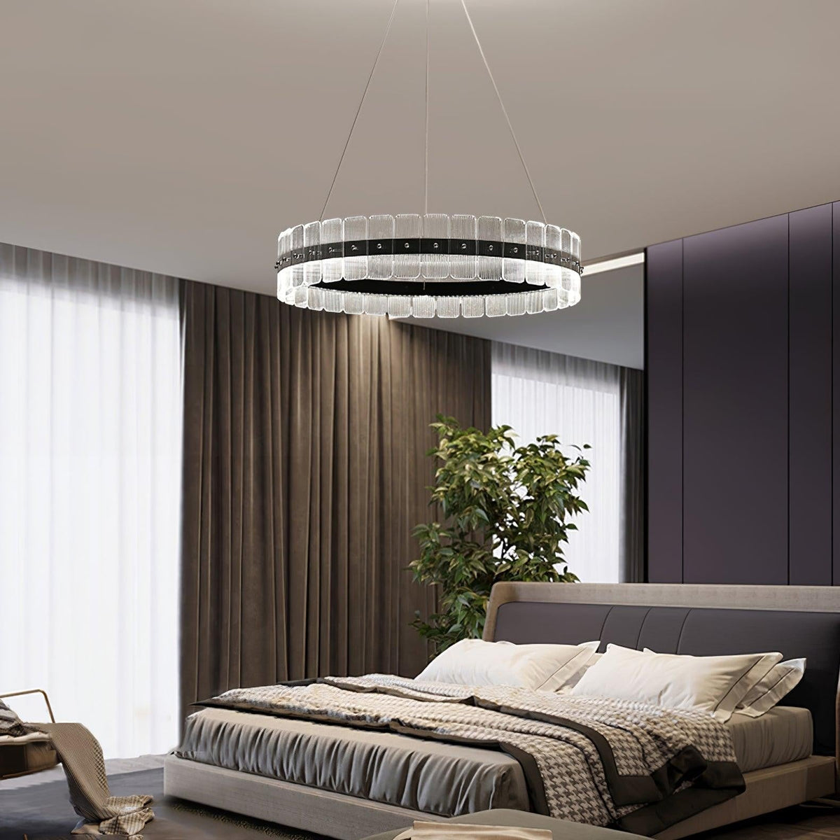 Aurora Prism LED Ceiling Chandelier