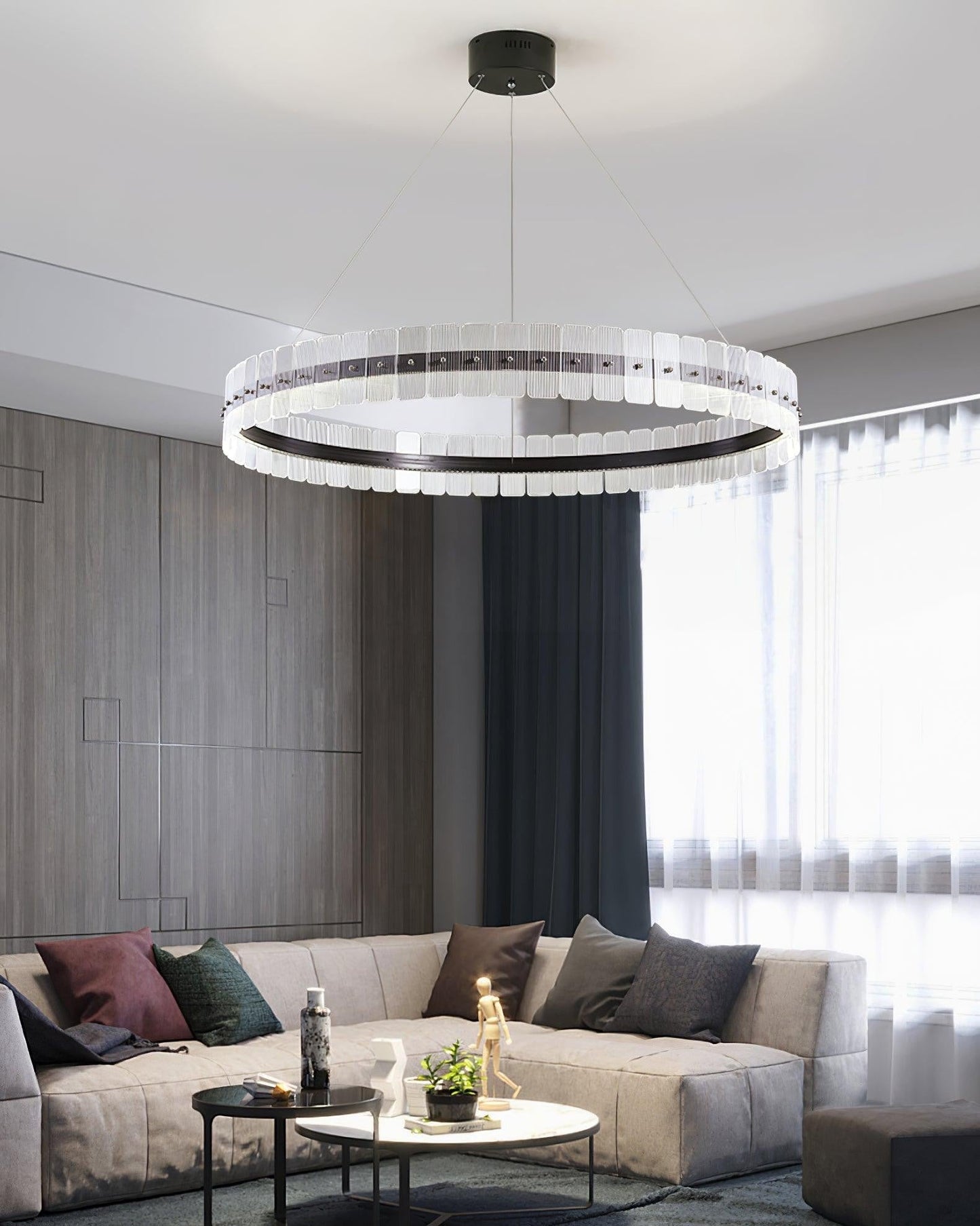 Aurora Prism LED Ceiling Chandelier