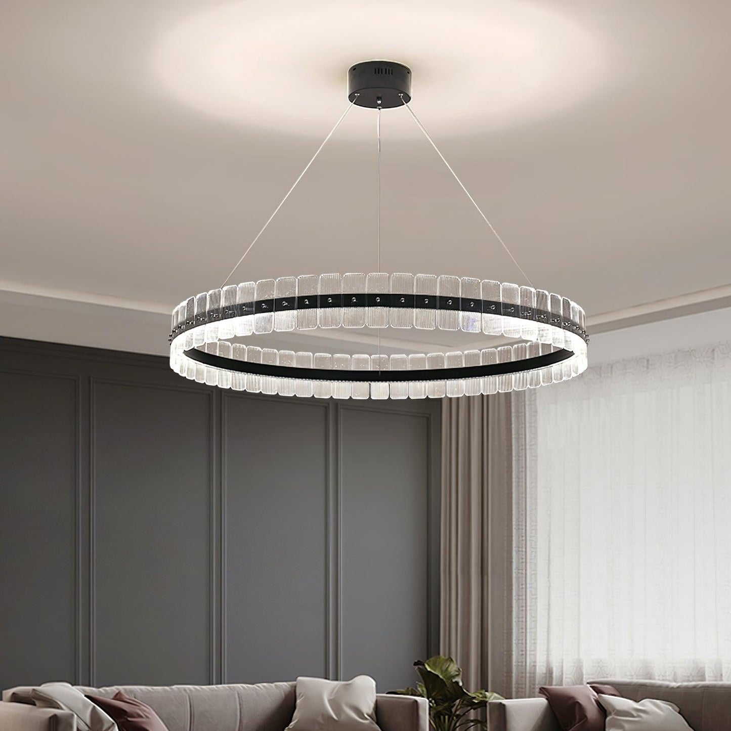 Aurora Prism LED Ceiling Chandelier