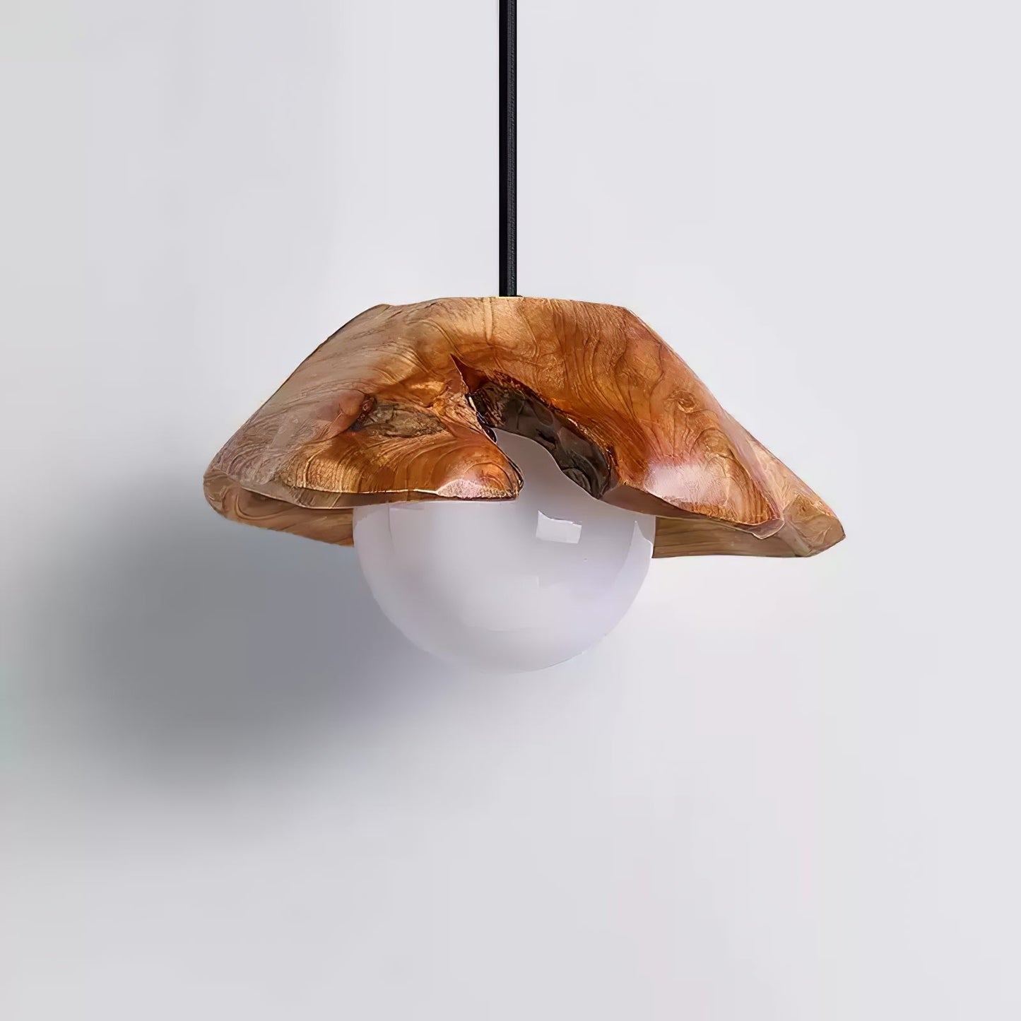 Aurora Wood Halo Pendant Lamp