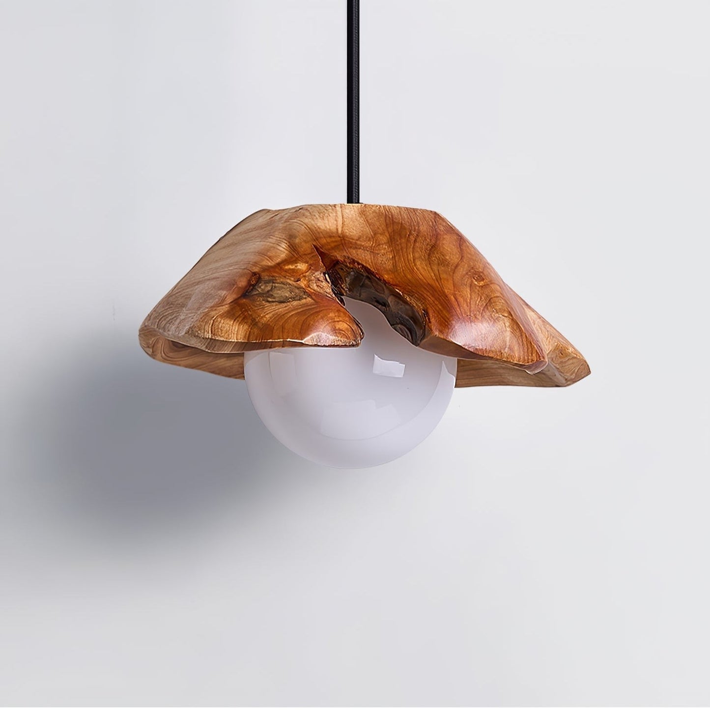 Aurora Wood Halo Pendant Lamp