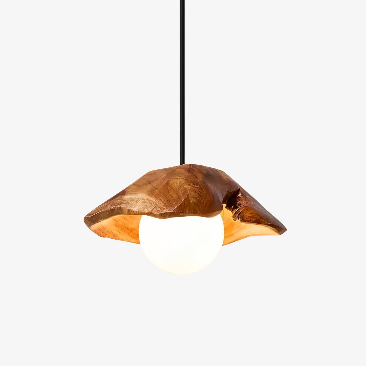 Aurora Wood Halo Pendant Lamp