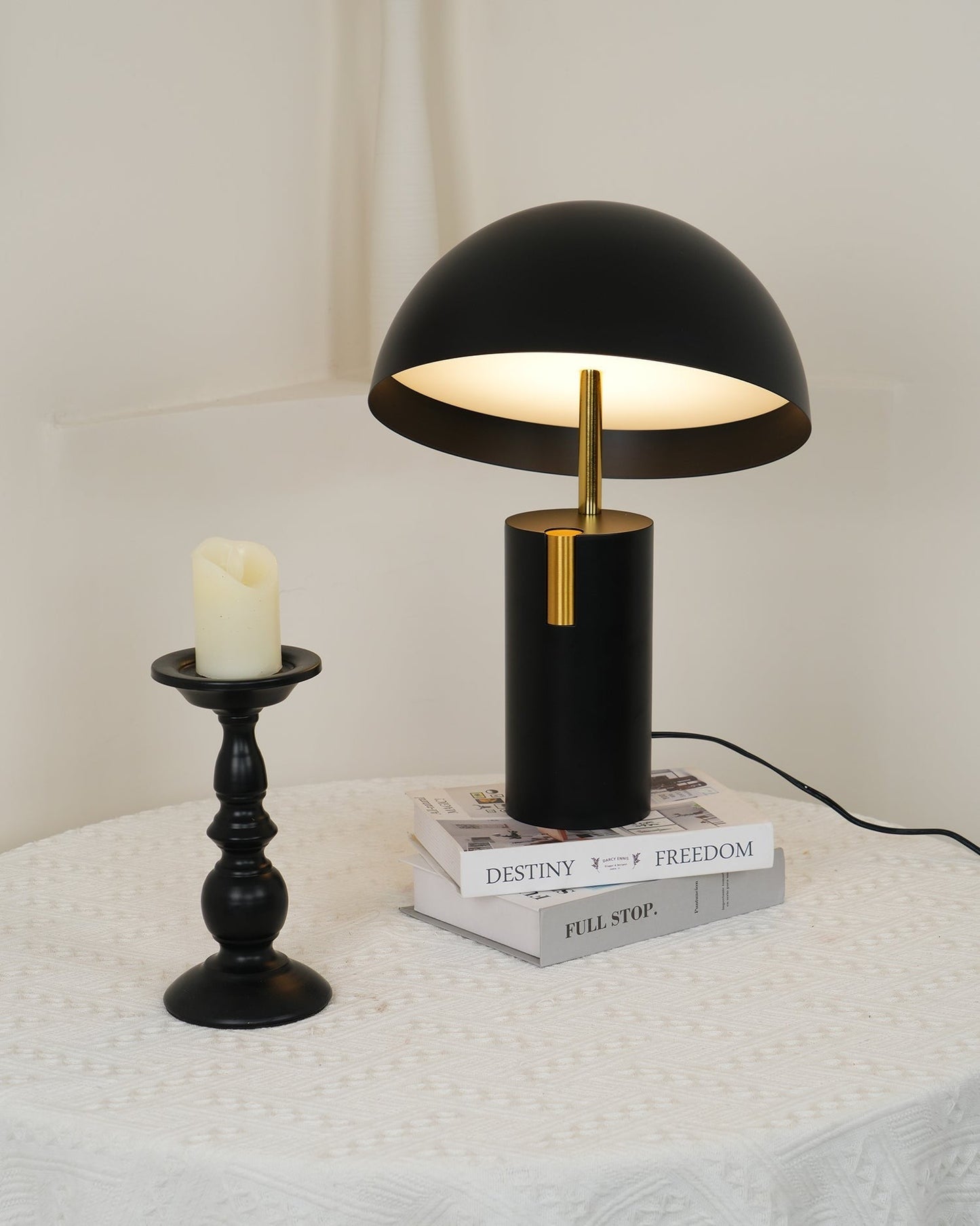 Axis Cylinder Modern Table Lamp