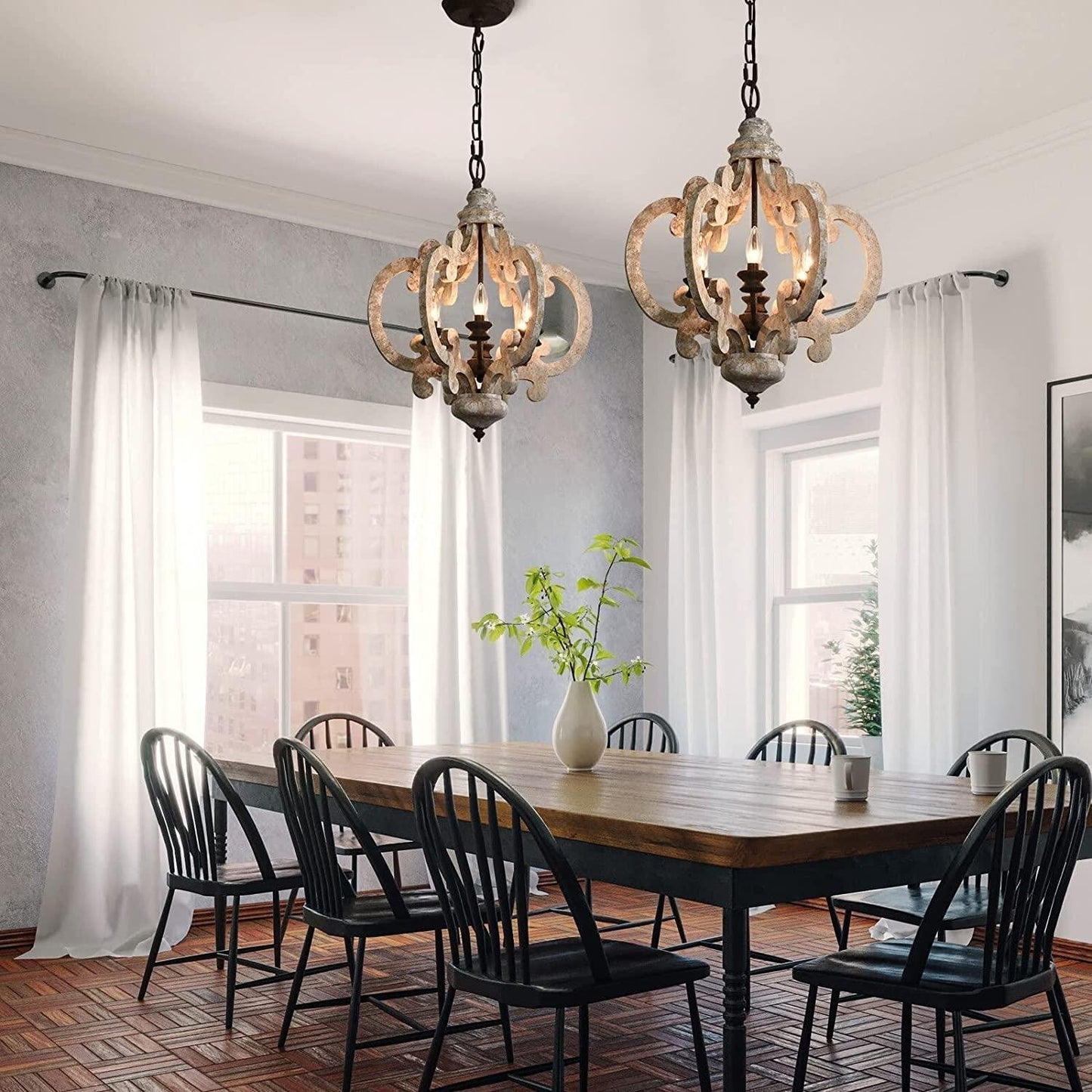 Bellecour Vintage Lantern Chandelier