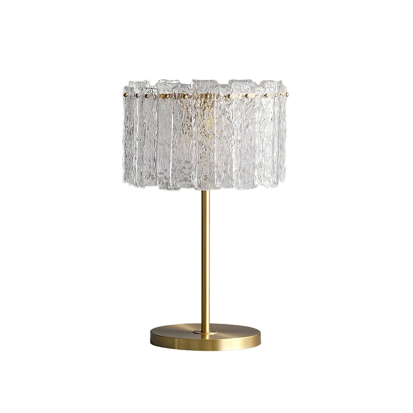 Celestia Glass Brass Table Lamp