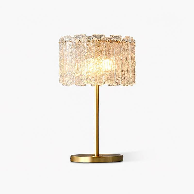 Celestia Glass Brass Table Lamp