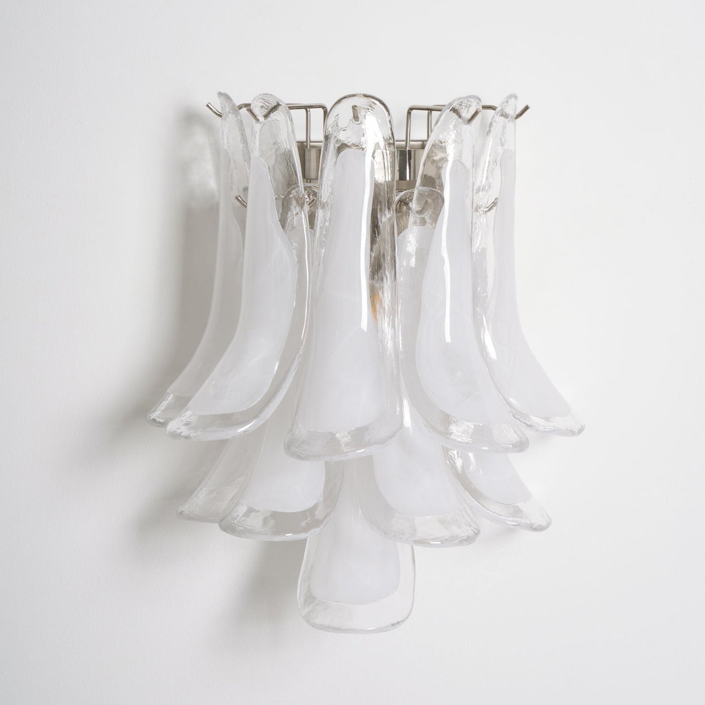 Murano Petal Glass Wall Sconce