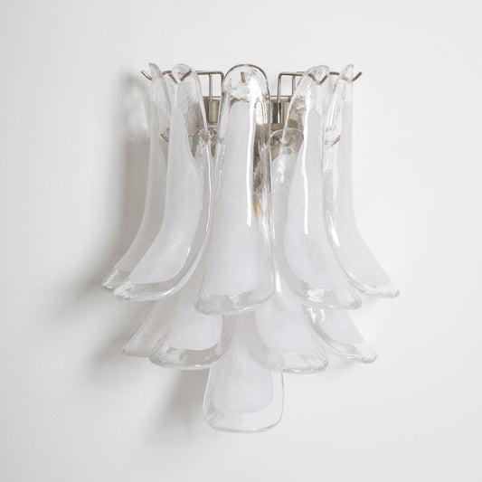 Murano Petal Glass Wall Sconce