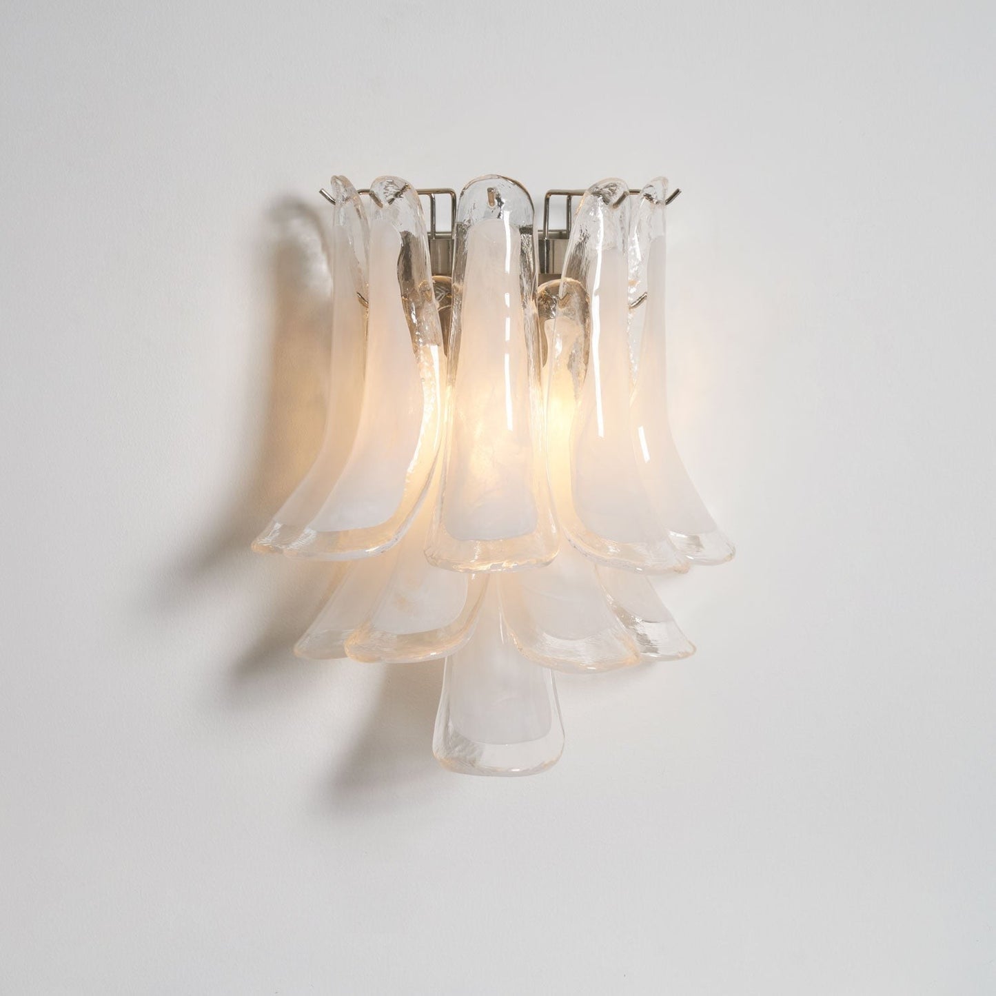 Murano Petal Glass Wall Sconce