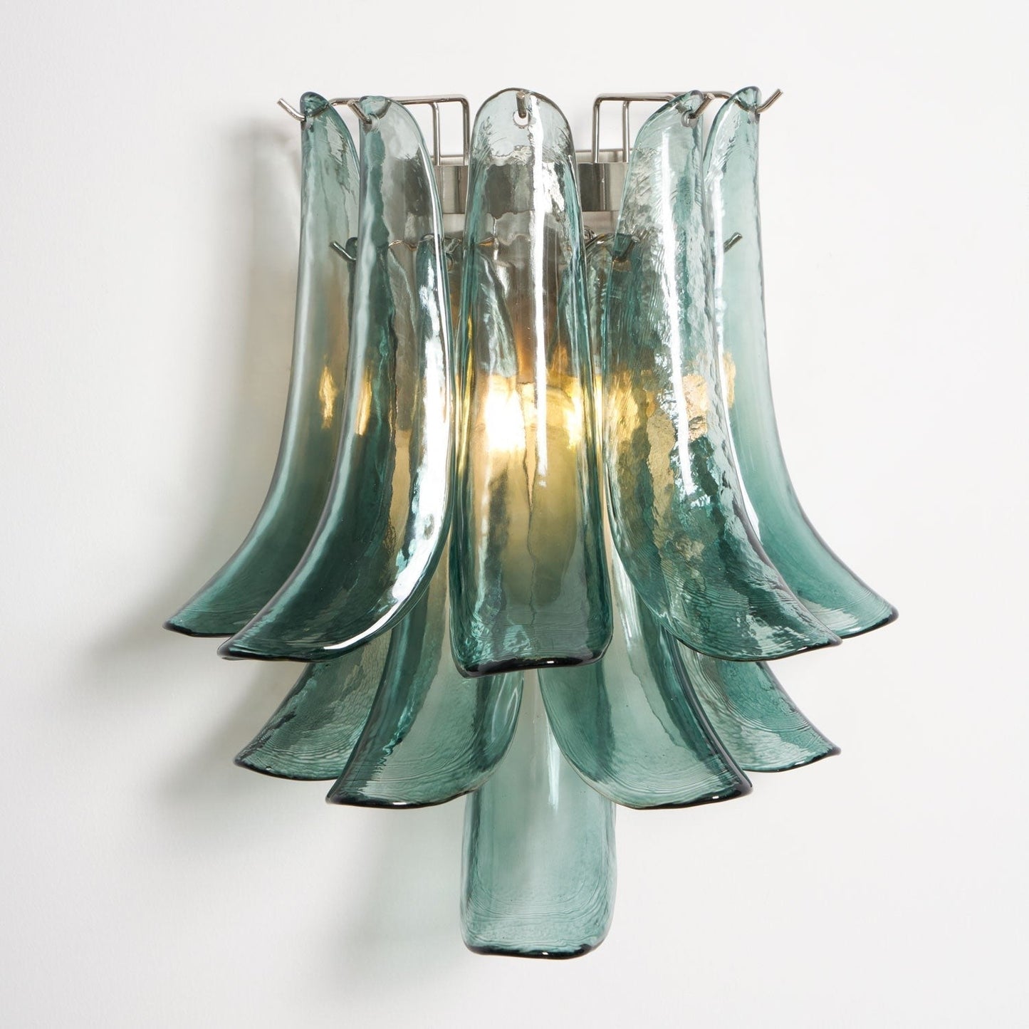 Murano Petal Glass Wall Sconce