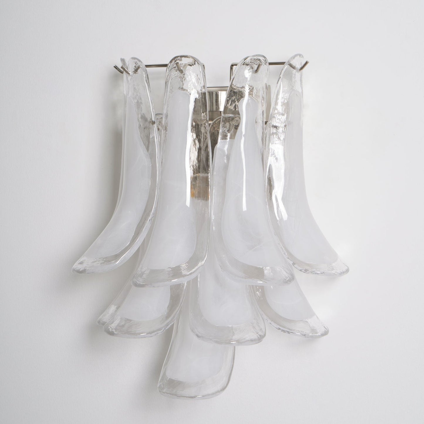 Murano Petal Glass Wall Sconce