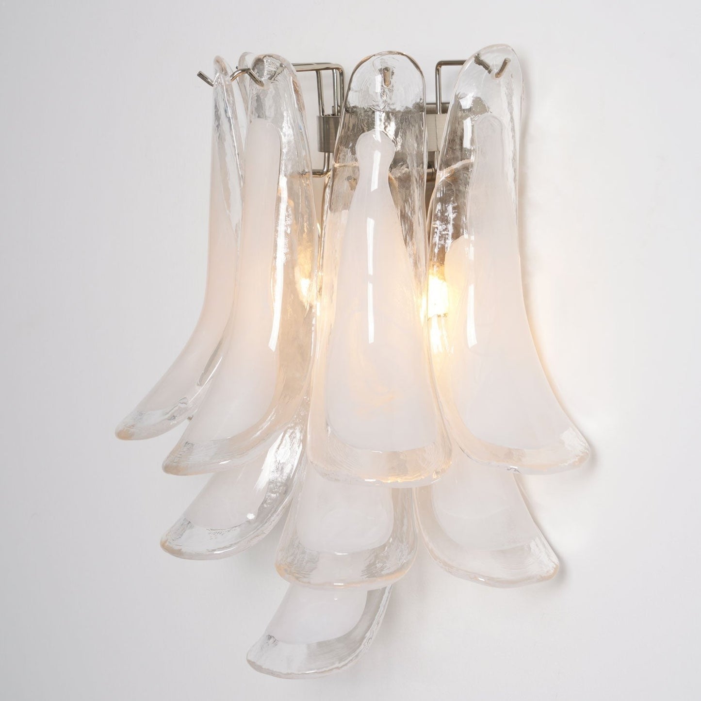 Murano Petal Glass Wall Sconce
