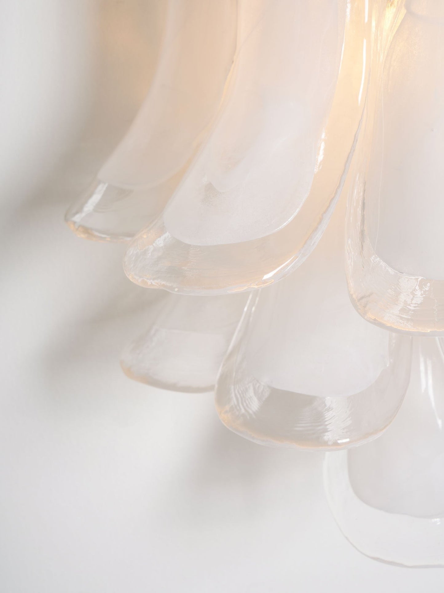 Murano Petal Glass Wall Sconce