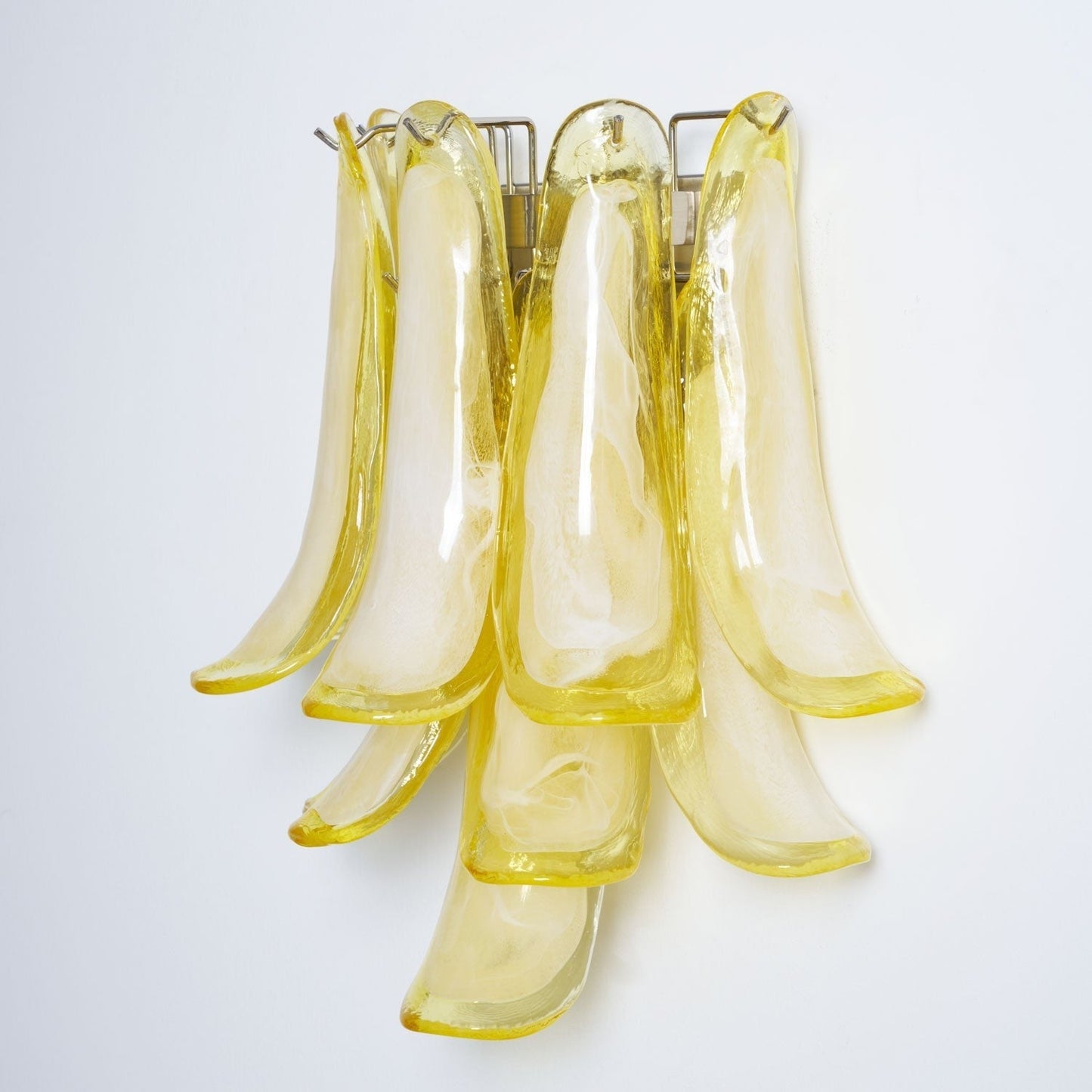 Murano Petal Glass Wall Sconce