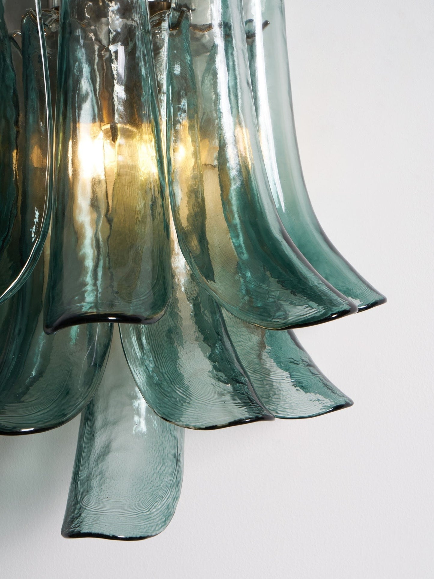 Murano Petal Glass Wall Sconce