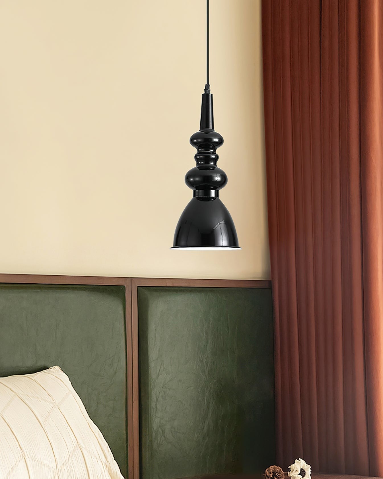Obsidian Wave Pendant Light