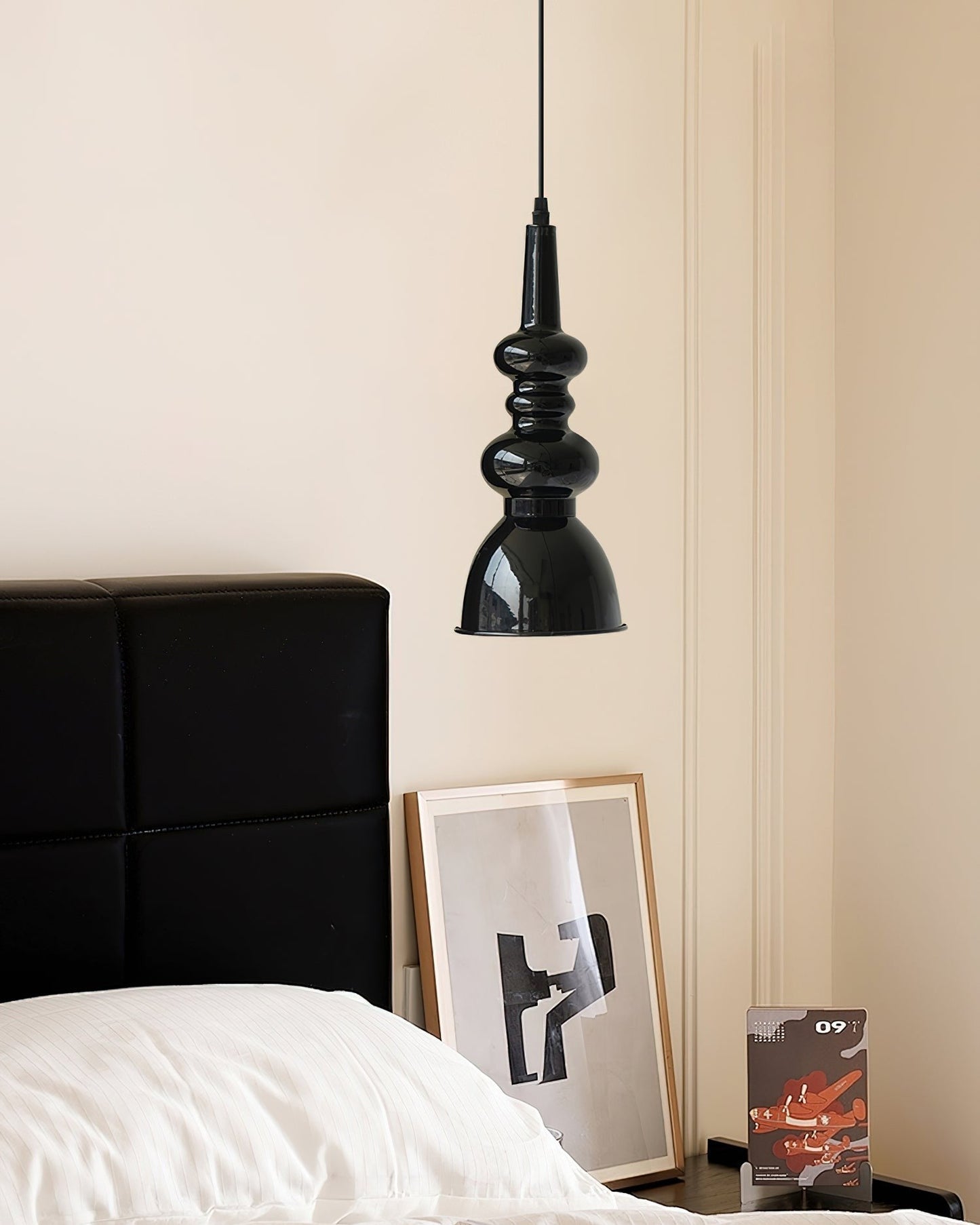 Obsidian Wave Pendant Light