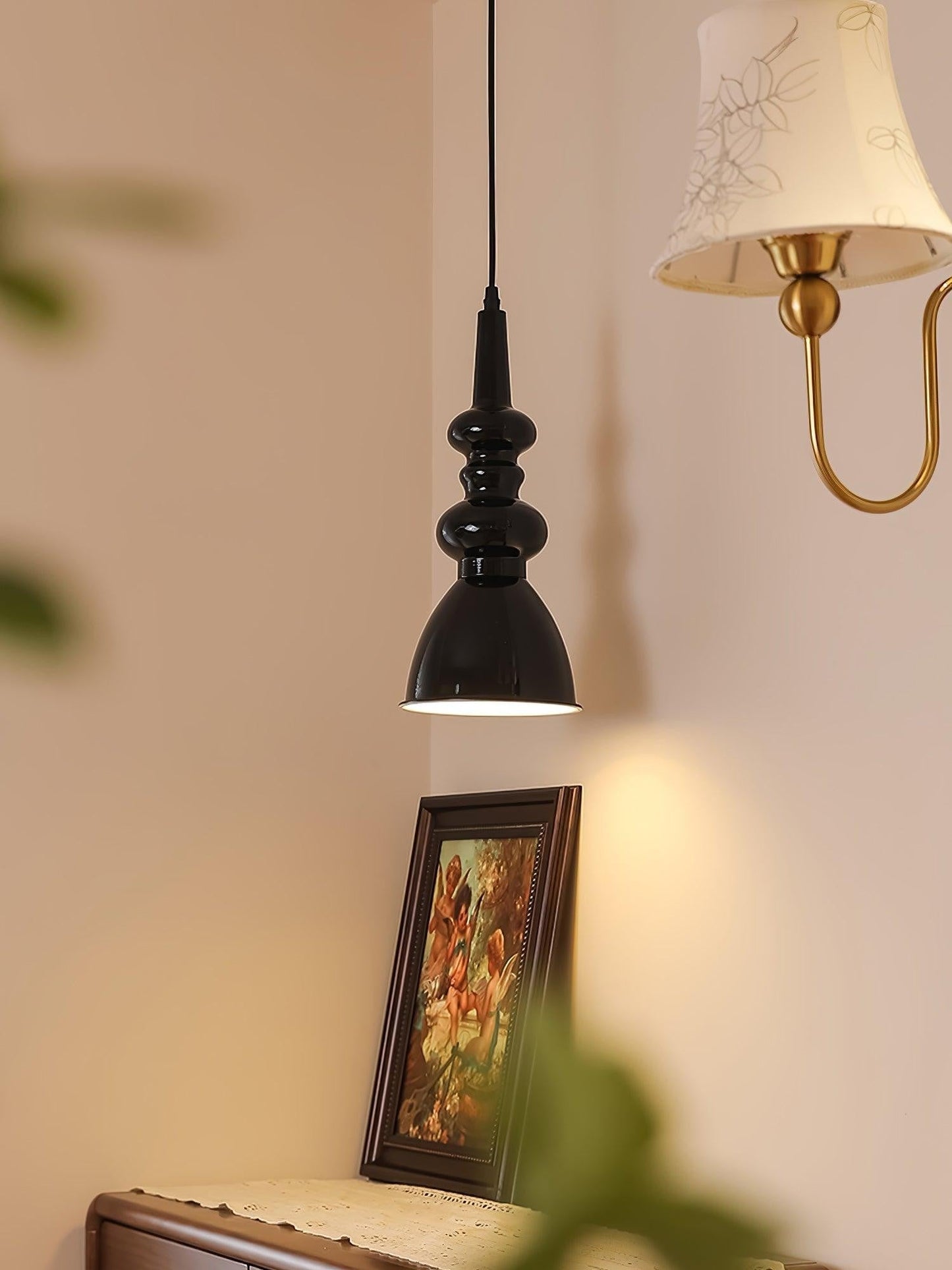 Obsidian Wave Pendant Light