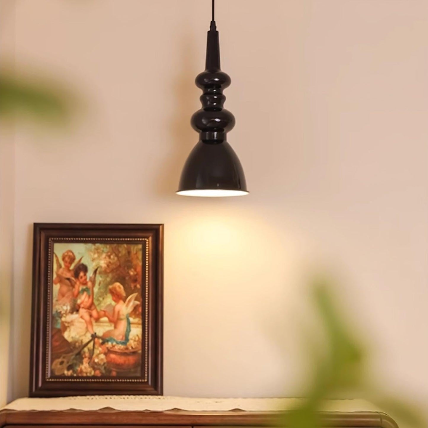 Obsidian Wave Pendant Light