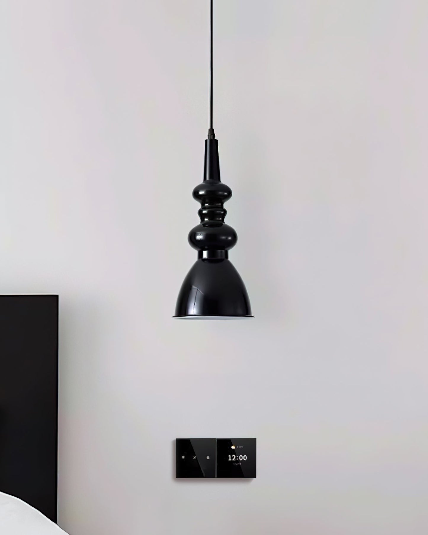 Obsidian Wave Pendant Light