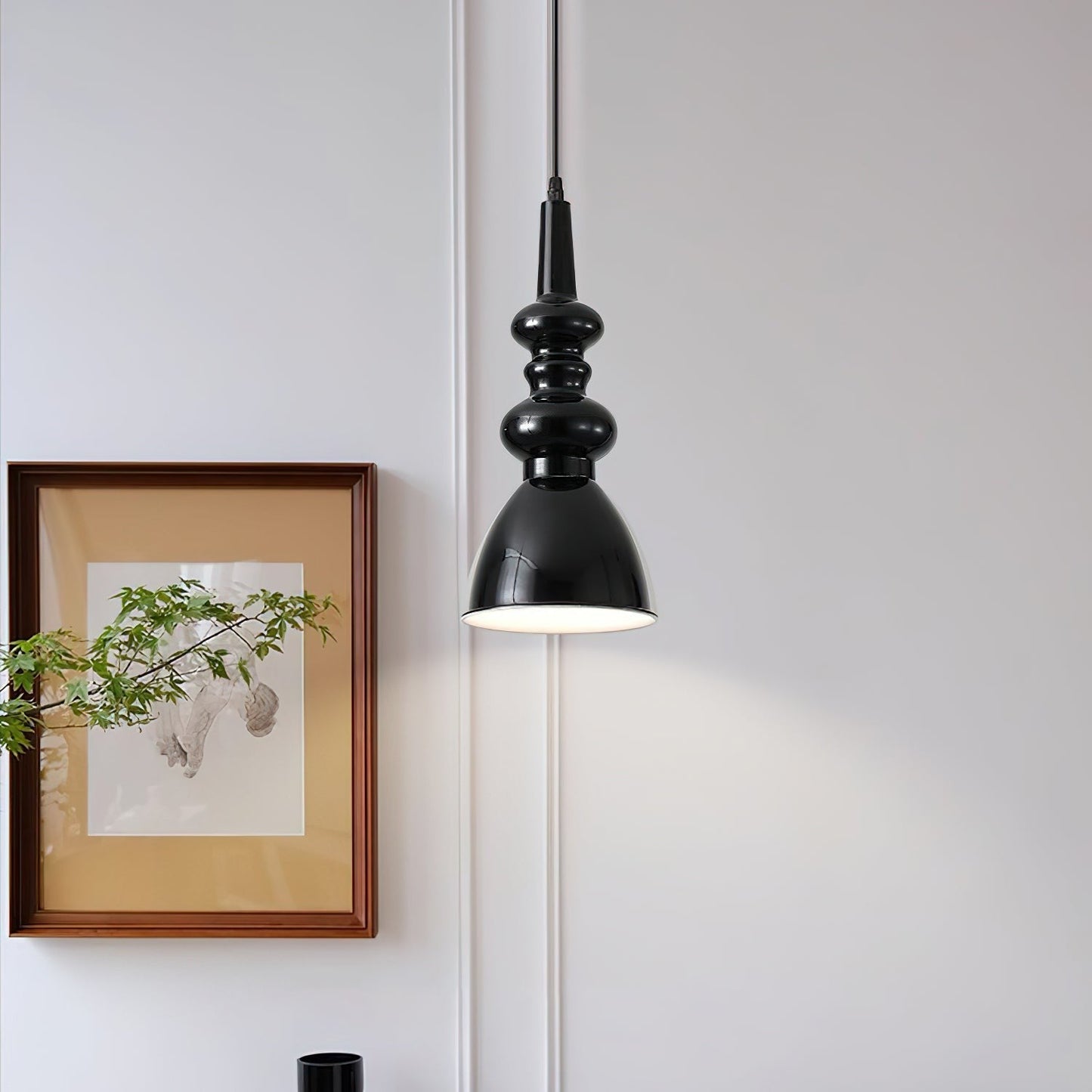 Obsidian Wave Pendant Light