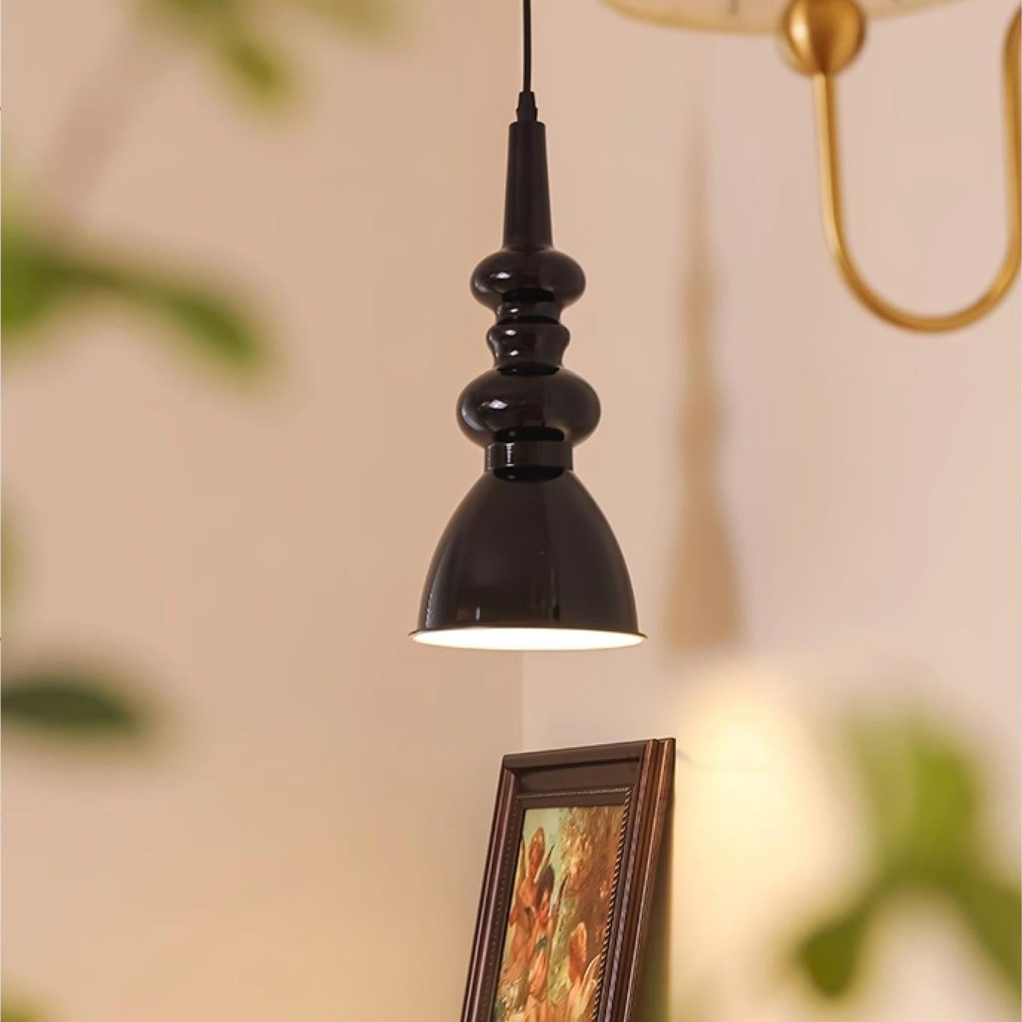 Obsidian Wave Pendant Light