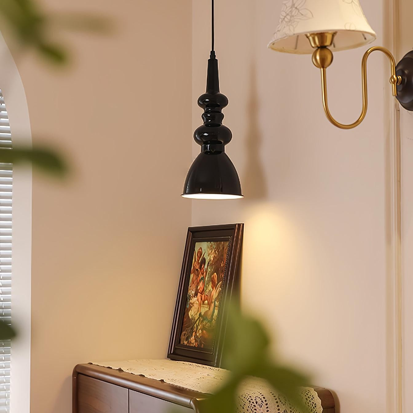 Obsidian Wave Pendant Light