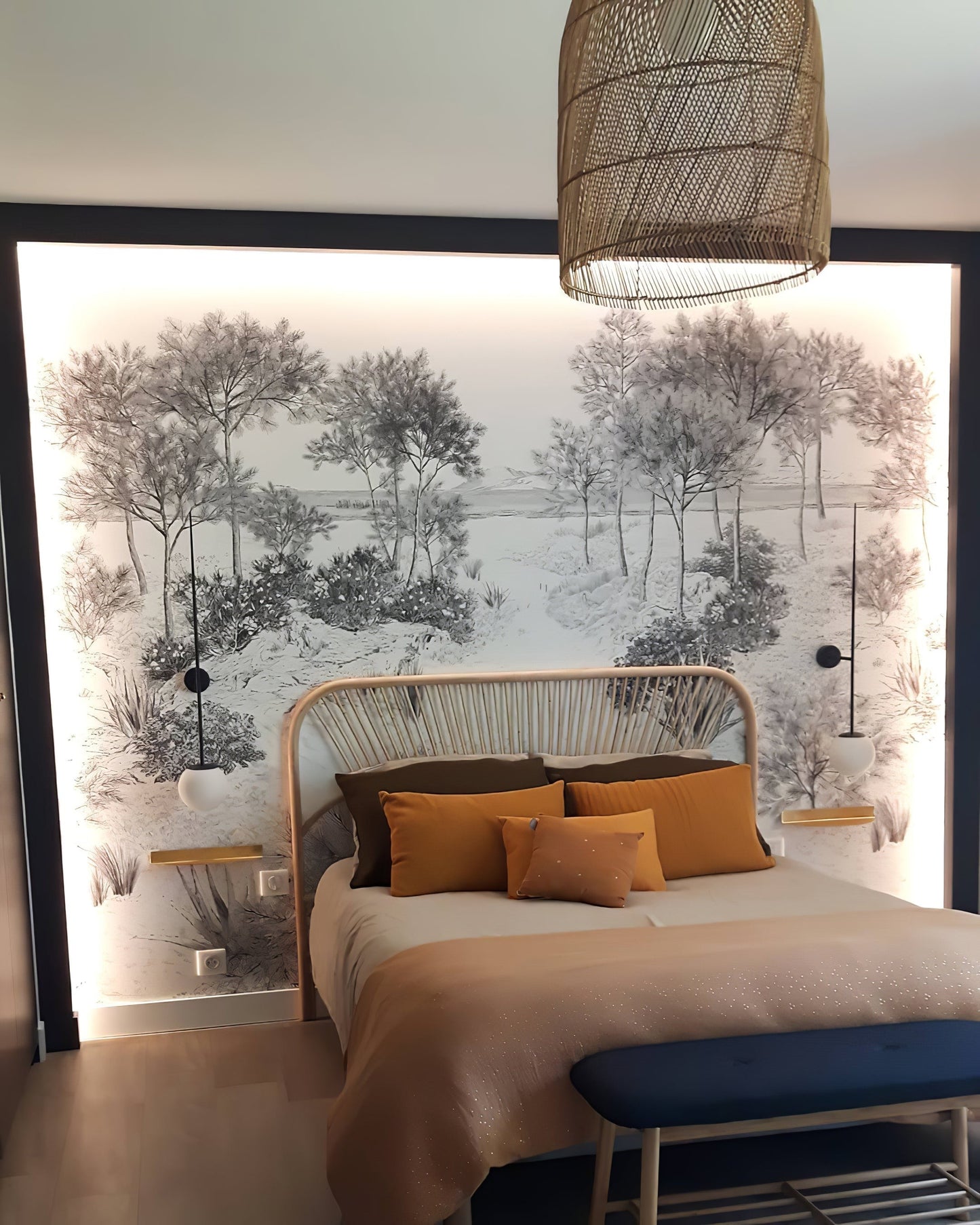 Orbit Glass Wall Lamp