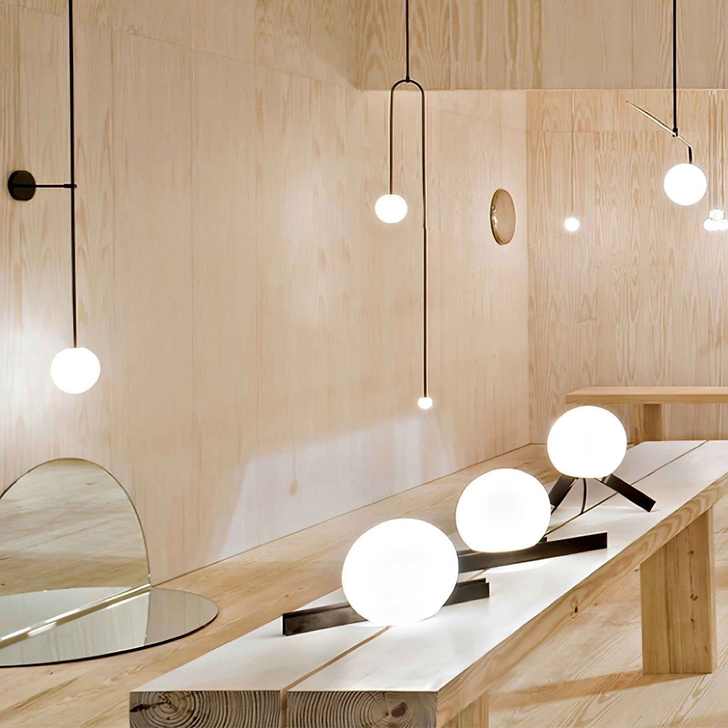 Orbit Glass Wall Lamp