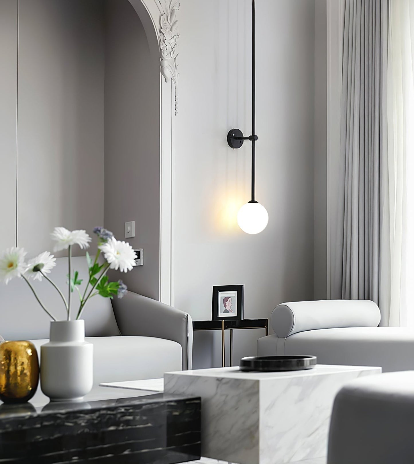 Orbit Glass Wall Lamp