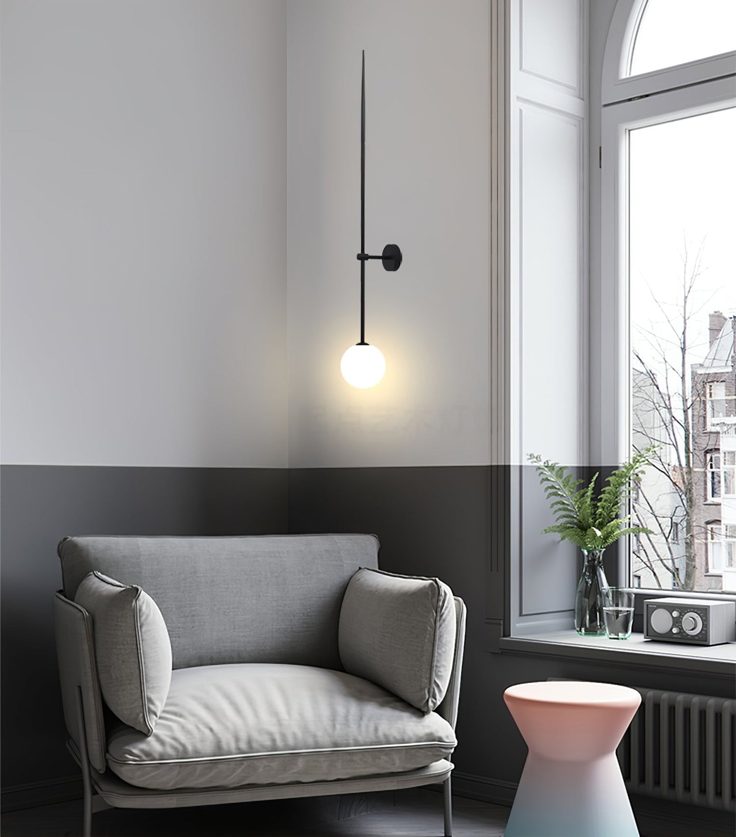 Orbit Glass Wall Lamp