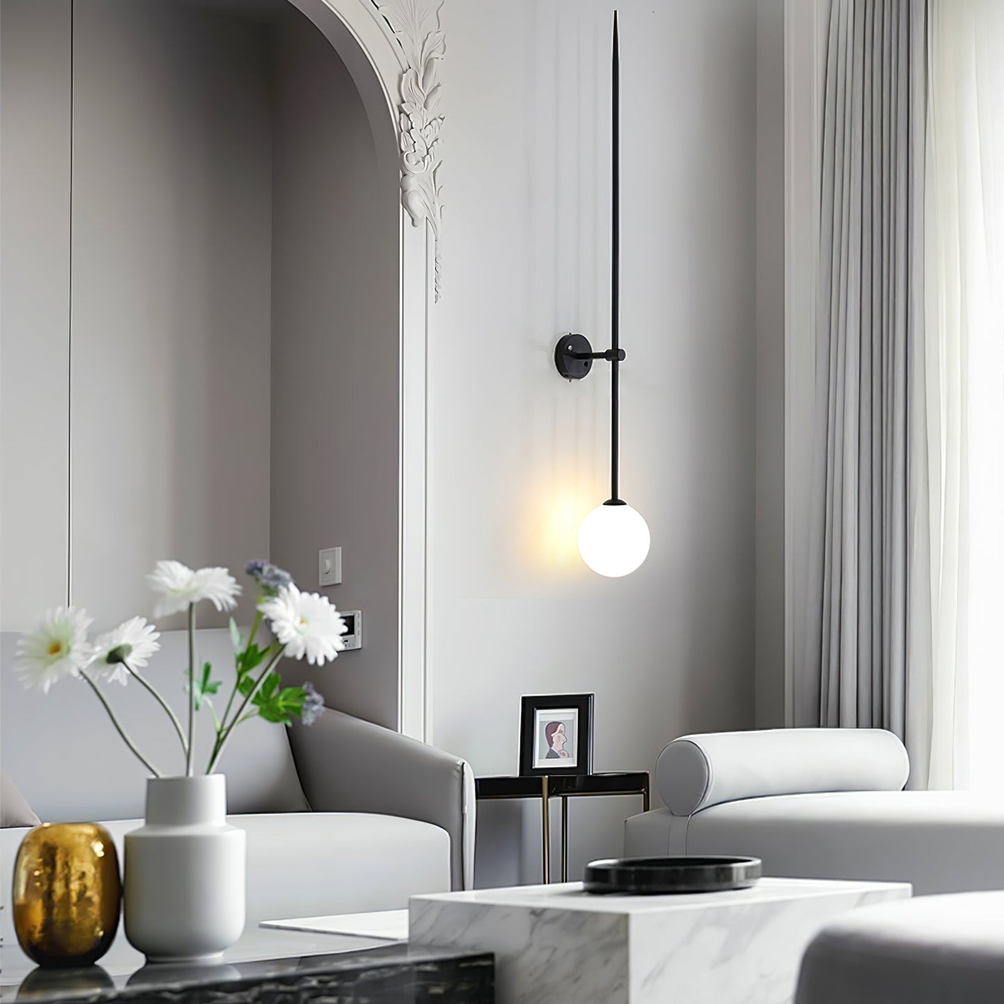 Orbit Glass Wall Lamp