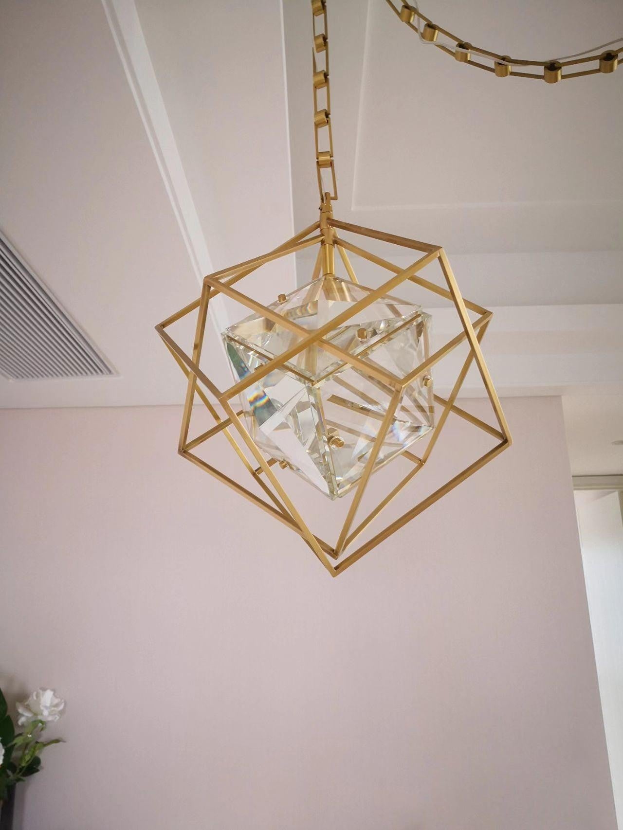Prism Jewel Crystal Pendant Light