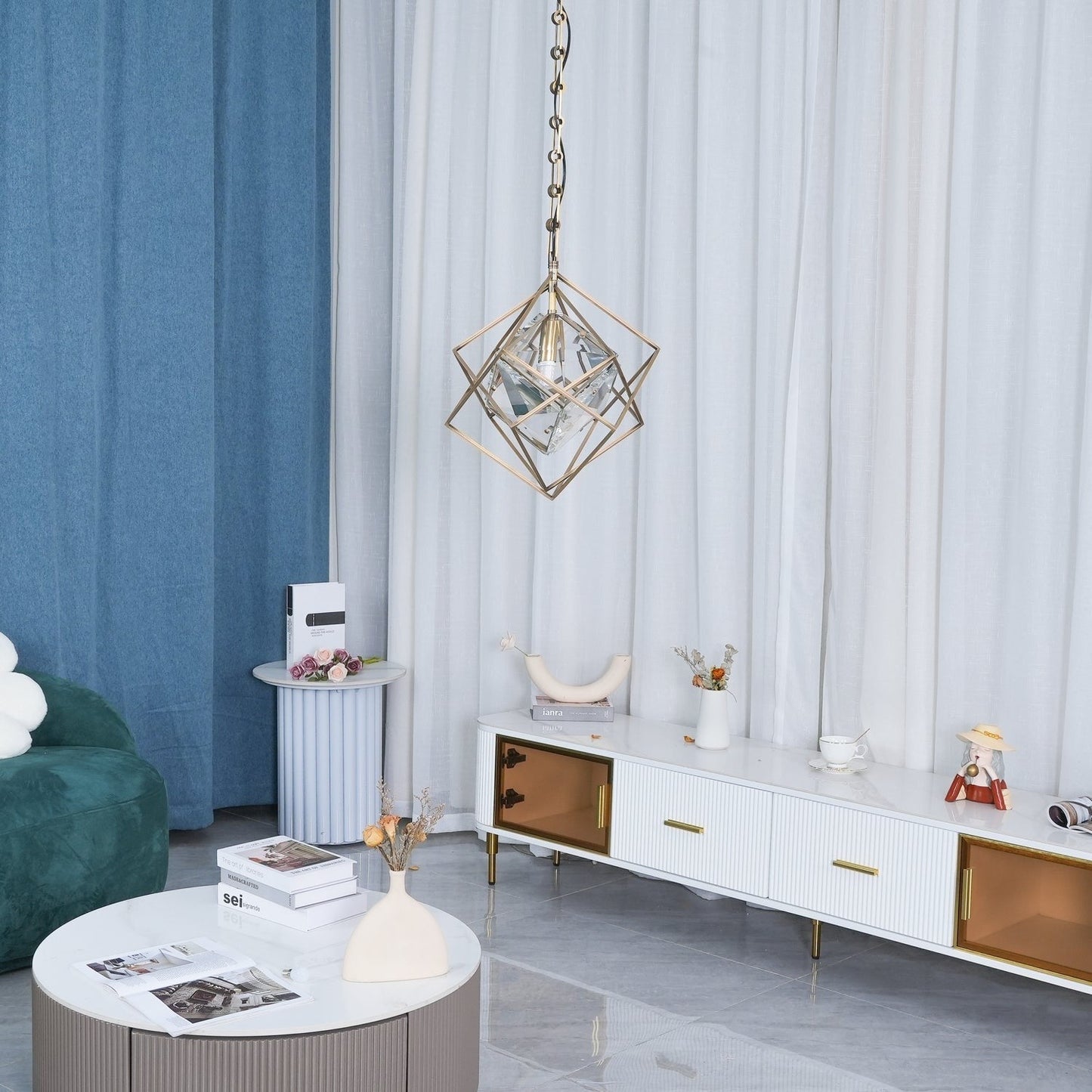 Prism Jewel Crystal Pendant Light