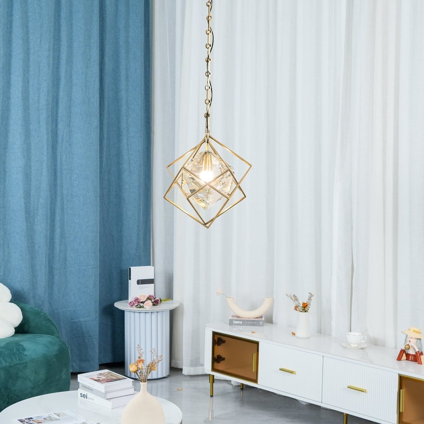 Prism Jewel Crystal Pendant Light