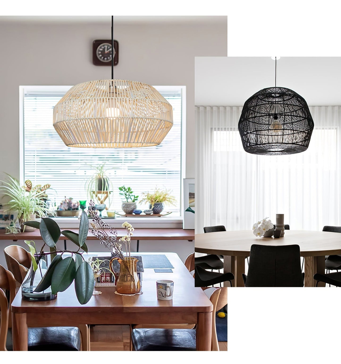 Solterra Woven Rattan Pendant
