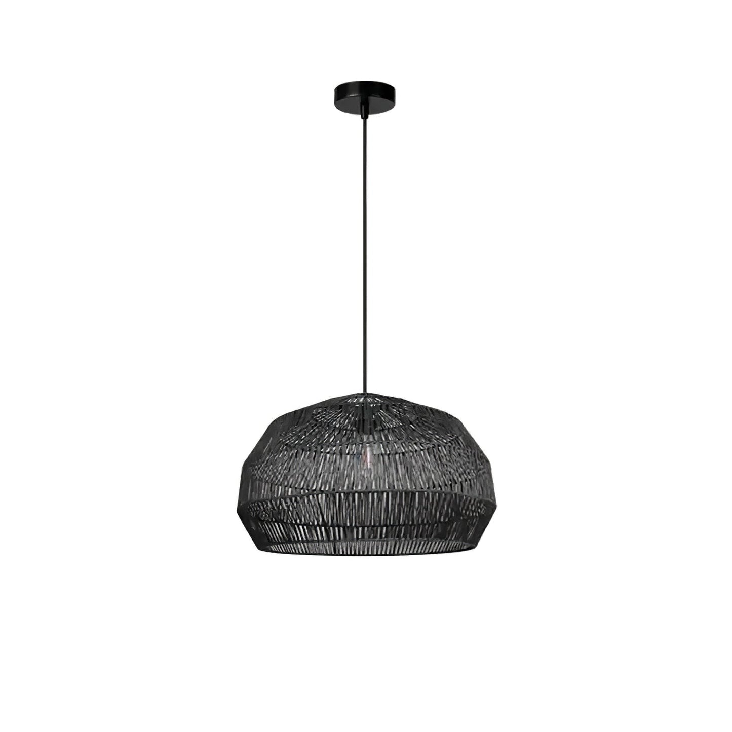 Solterra Woven Rattan Pendant