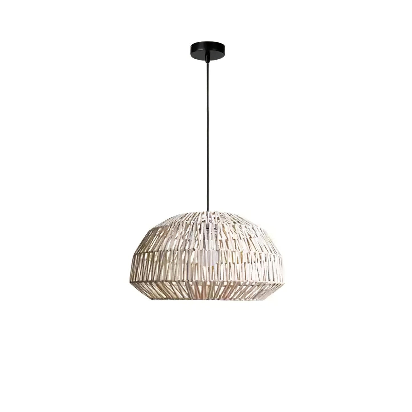 Solterra Woven Rattan Pendant