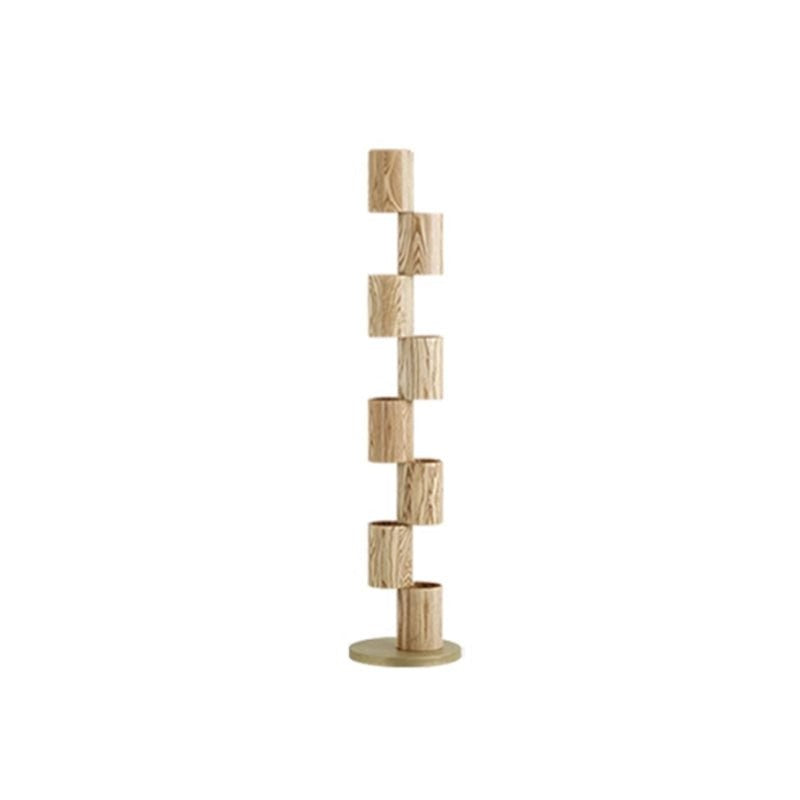 Timber Column LED Floor Lamp